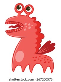 funny character Red Dragon