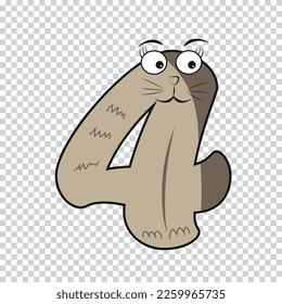 Funny Character Smile Number 4