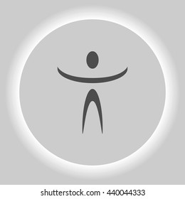 Funny character stock vector icon illustration design