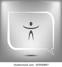 Funny character stock vector icon illustration design