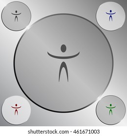 Funny character stock vector icon illustration design
