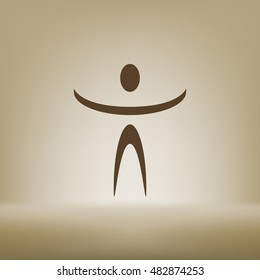 Funny character stock vector icon illustration design