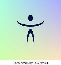 Funny character stock vector icon illustration design