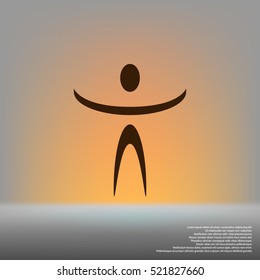 Funny character stock vector icon illustration design
