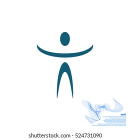 Funny character stock vector icon illustration design