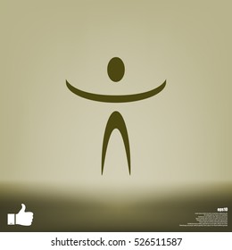 Funny character stock vector icon illustration design