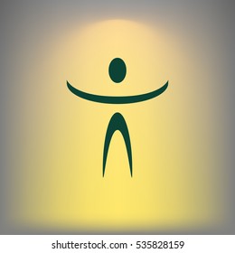 Funny character stock vector icon illustration design