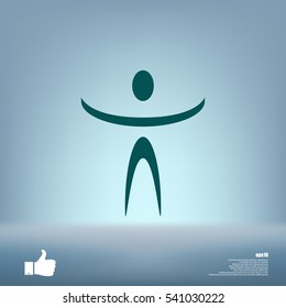 Funny character stock vector icon illustration design