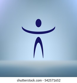 Funny character stock vector icon illustration design