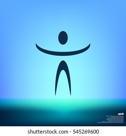 Funny character stock vector icon illustration design