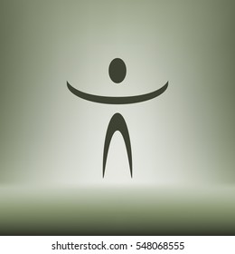 Funny character stock vector icon illustration design