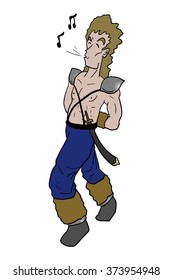 funny character whistling
