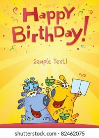 funny characters birthday