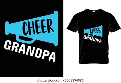 Funny Cheer Grandpa Cheerleading T-Shirt 