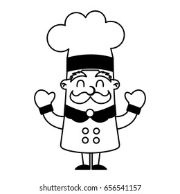 funny chef avatar character