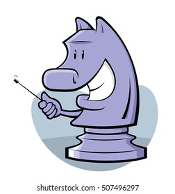 Funny chess knight