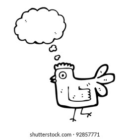 funny chicken cartoon