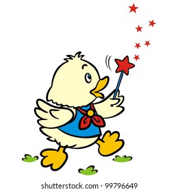 Funny chicken magic