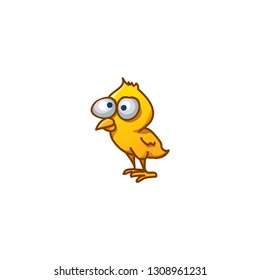 funny chicken simple icon