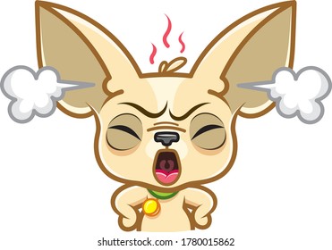 Funny Chihuahua emotions sticker pack