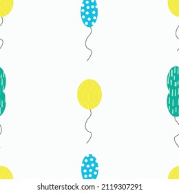 Hübsche Kindermuster mit Ballons