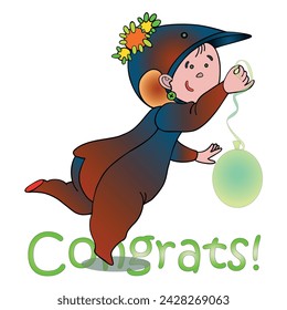 Funny children's animal costumes for boys and girls for masquerade. Penguin costume. Flat design vector illustration.