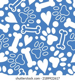 Funny children's seamless pattern. Can be used in textile industry, paper, background, scrapbooking.Vector.