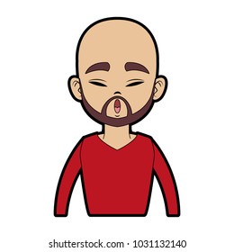 Funny chinese man face
