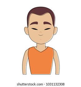 Funny chinese man face