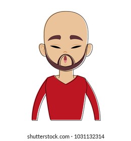 Funny chinese man face