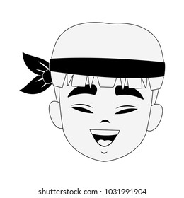Funny chinese man face