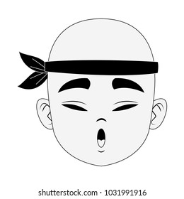 Funny chinese man face
