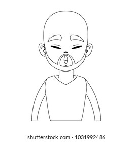 Funny chinese man face