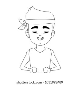 Funny chinese man face