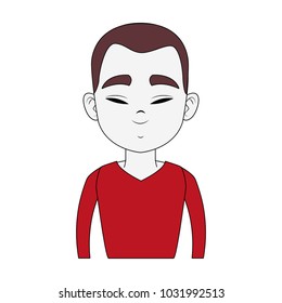 Funny chinese man face