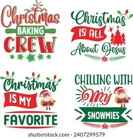 Paquete navideño divertido, diseño de señas navideñas, paquete navideño, paquete navideño de adornos, paquete invernal, diseño navideño, diseño de Papá Noel
