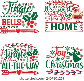 Funny Christmas Bundle, Christmas sign design , Merry Christmas bundle, Christmas Ornaments bundle, Winter bundle,  Santa design