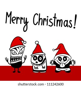 Funny Christmas characters.