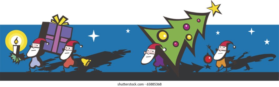 Funny Christmas Dwarfs