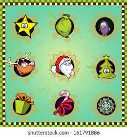 funny Christmas icon 