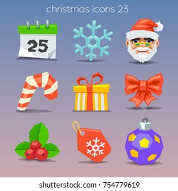 Funny christmas icons