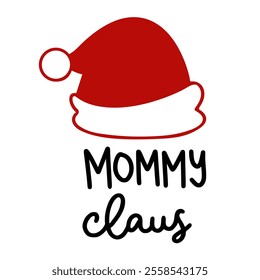 Funny Christmas Mommy Claus Png, Christmas Mommy, Santa Claus, Merry Christmas, Printable, Cut File for Cricut, Silhouette cut files