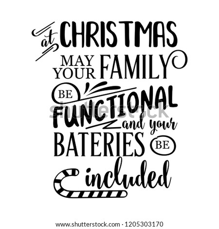 funny christmas quote christmas may your stock vector