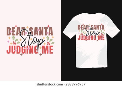 Funny Christmas Quotes T-shirt design. Calligraphy phrase for Christmas. Good for T shirt print, poster, greeting card, banner, and gift design