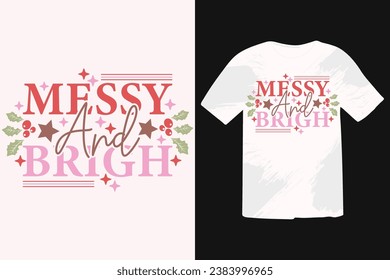 Funny Christmas Quotes T-shirt design. Calligraphy phrase for Christmas. Good for T shirt print, poster, greeting card, banner, and gift design