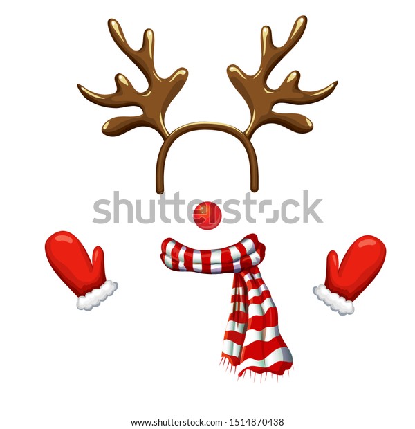 reindeer antler headband template