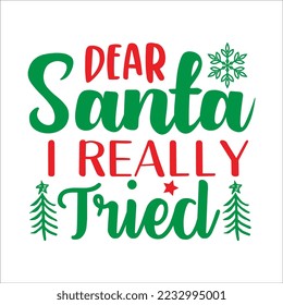 Funny Christmas Svg Quote Design