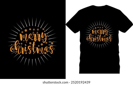 Engraçado Natal t shirt, feliz natal, tipografia, celebração, desenho de natal exclusivo desenhado à mão, Natal, floco de neve, árvore de neve, manuscrito, texto retro, chá de natal, ilustração-EPS