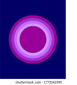 FUNNY CIRCLE ABSTRACT VECTOR DESIGN FOR BACKGROUND