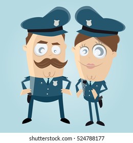 Funny Clipart Of A Police Officer Team